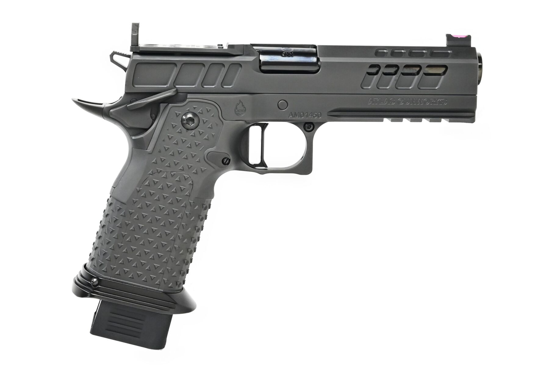 Atlas Gunworks Athena v3 9MM DLC Flat Med Black Ambi