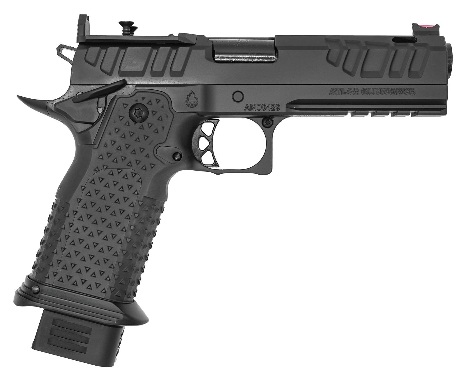 Atlas Gunworks Apollo V3 Perfect Zero, 9mm, 4.6" Ported Barrel, 3 Magazines, Flat Medium Black, RMR/SRO Ready, Pistol