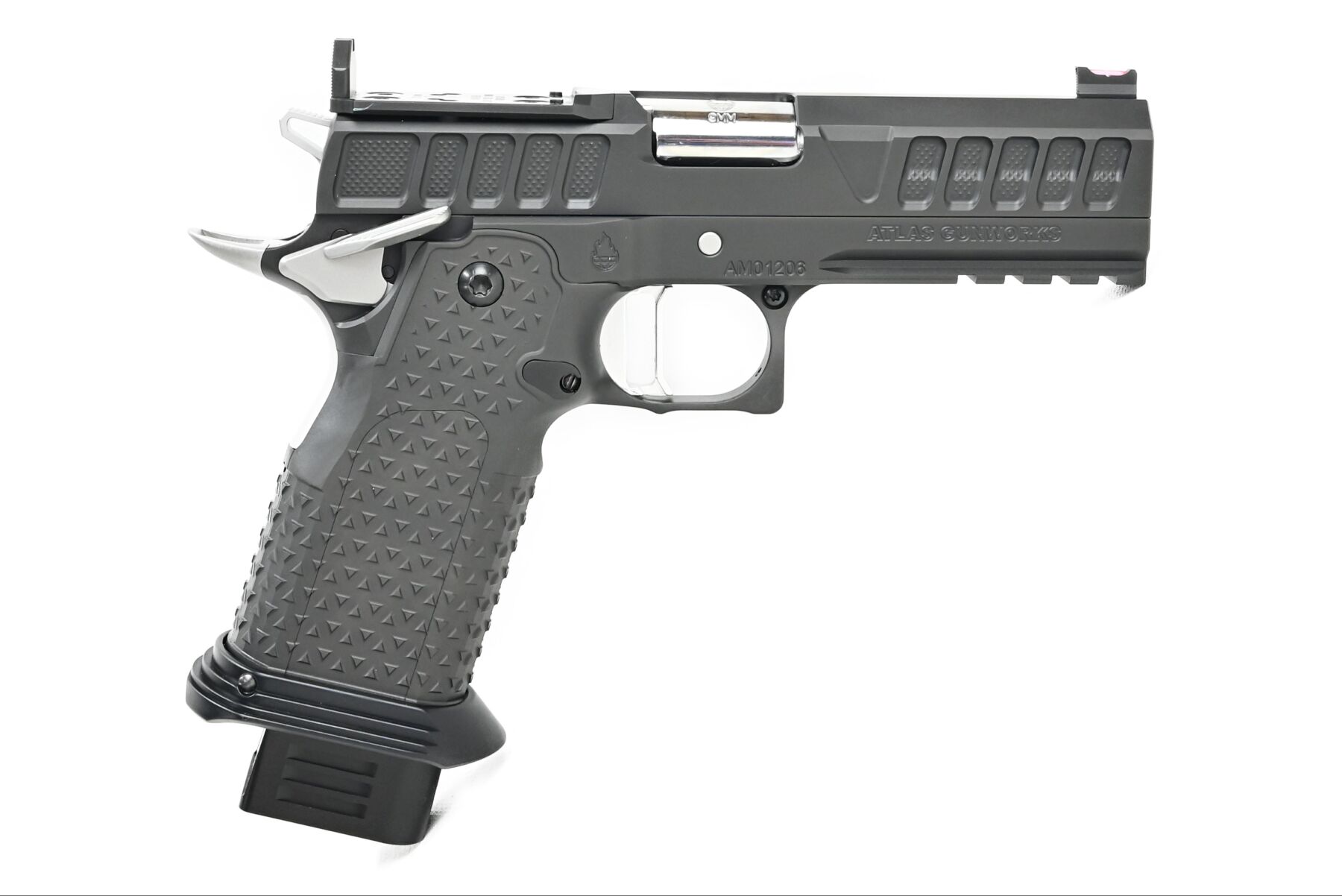 Atlas Gunworks NYX v3 Two-Tone Flat M Silver Ambi