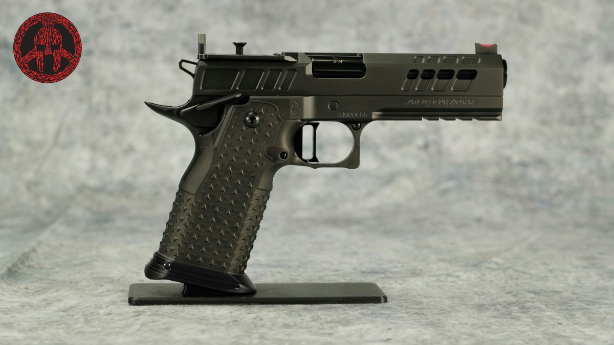 Atlas Gunworks Athena 4.6 V3 Black DLC Medium Flat Black Trigger