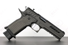 Atlas Titan RDS v3 Pistol 9mm Optic Ready 5.0in Silver Trigger DLC Black