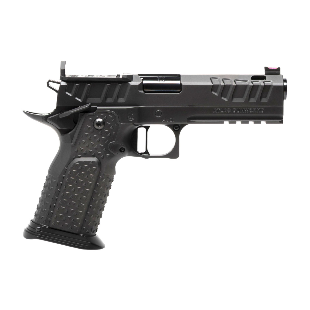 Atlas Gunworks Apollo V3 Ported 4.6" DLC (9MM) Flat Medium Black Trigger