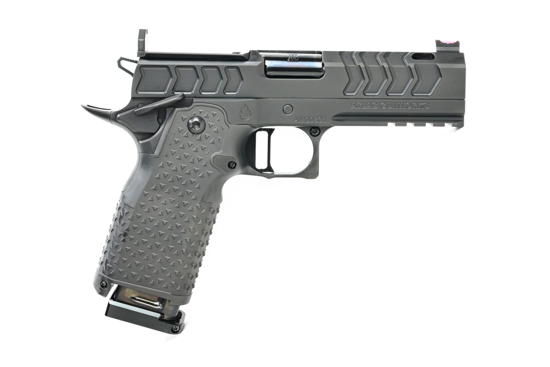 Atlas Gunworks EOS v3 9MM DLC Flat Med Black Ambi