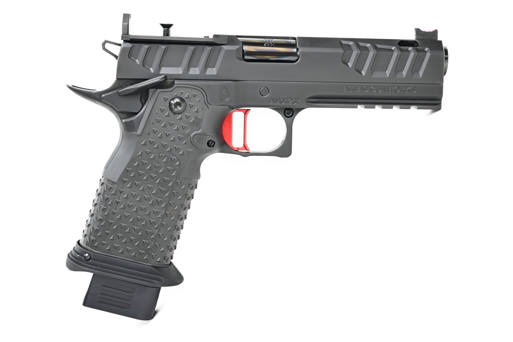Atlas Gunworks Apollo v3 9MM DLC Flat Med Red Ambi