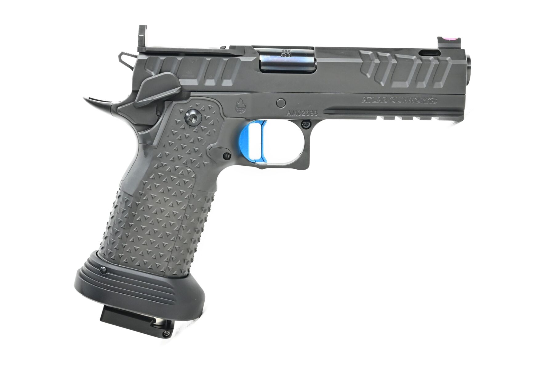Atlas Gunworks Apollo v3 DLC Flat Med Blue Ambi