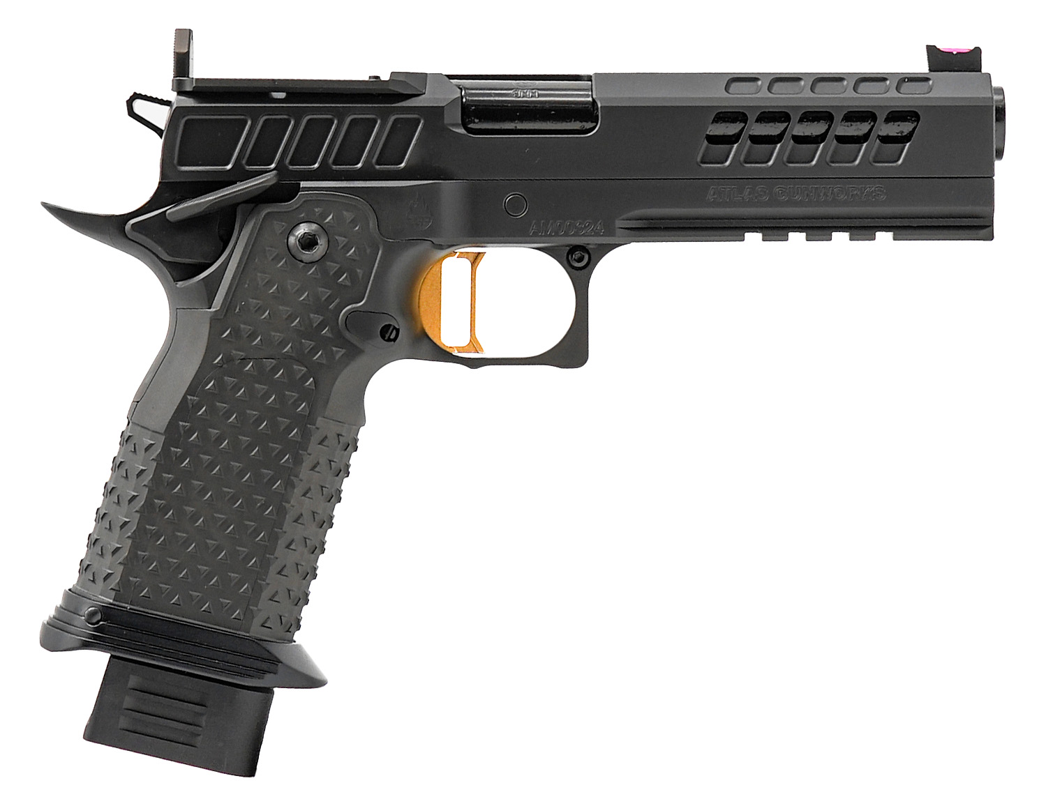Atlas Gunworks Titan RDS v3, 9mm, 5" Bull Barrel, 3 Magazines, RMR/SRO Ready, Pistol