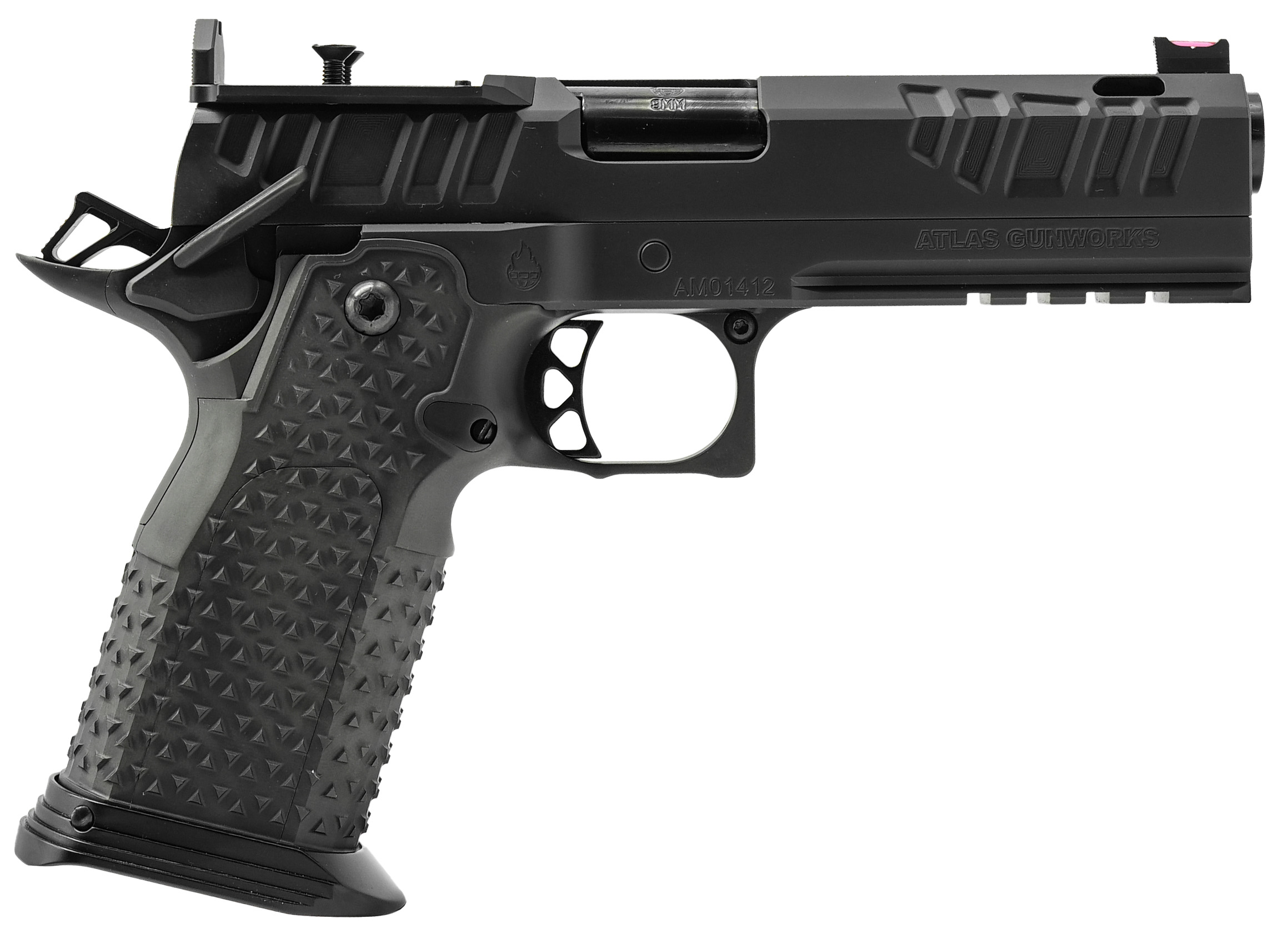Atlas Gunworks Apollo V3 Perfect Zero, 9mm, 4.6" Ported Barrel, 3 Magazines, Flat Medium Black, RMR/SRO Ready, Pistol