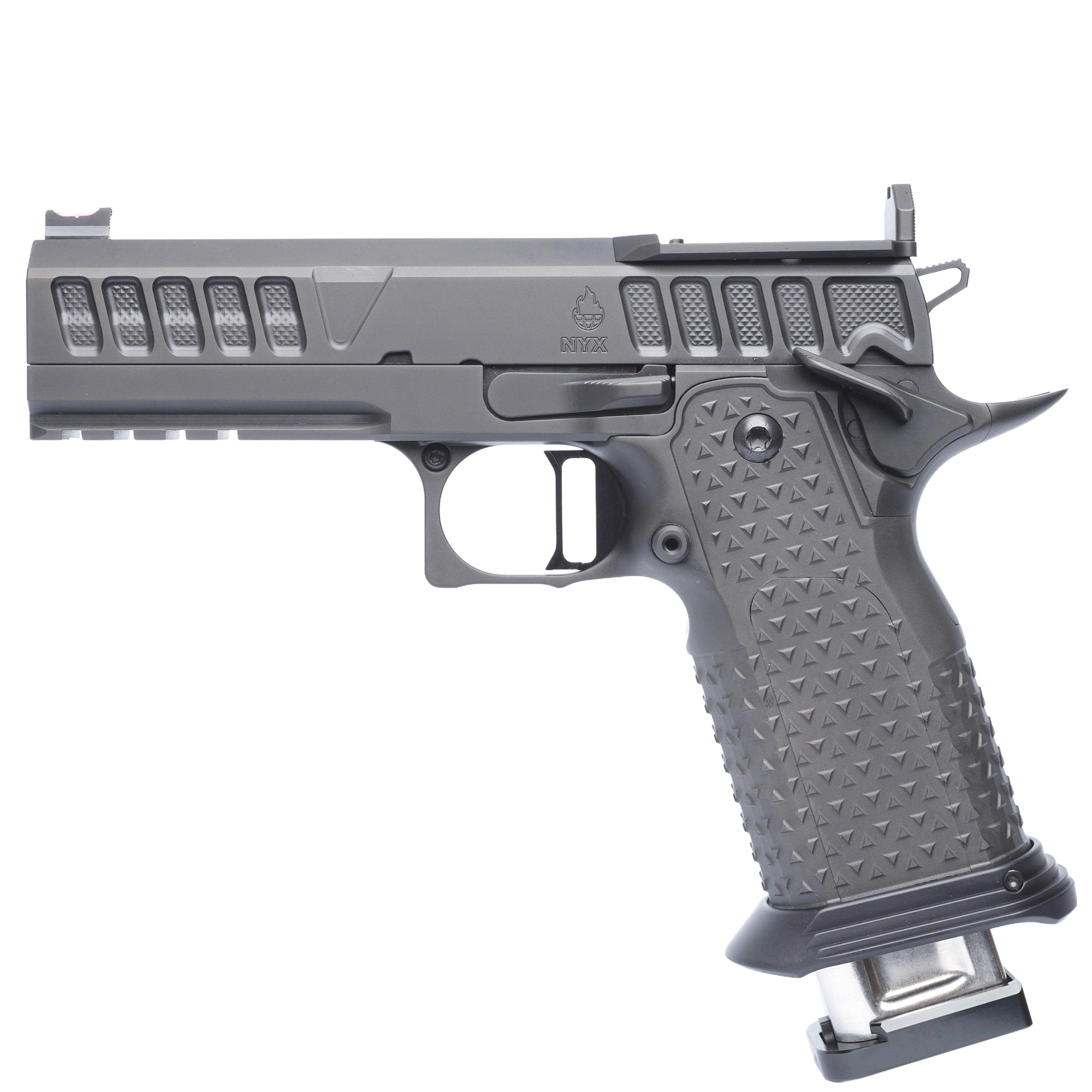 ATLAS GUNWORKS NYX V3 (9MM) 4.25" BARREL DLC FINISH BLACK MEDIUM RACE TRIGGER OPTICS READY