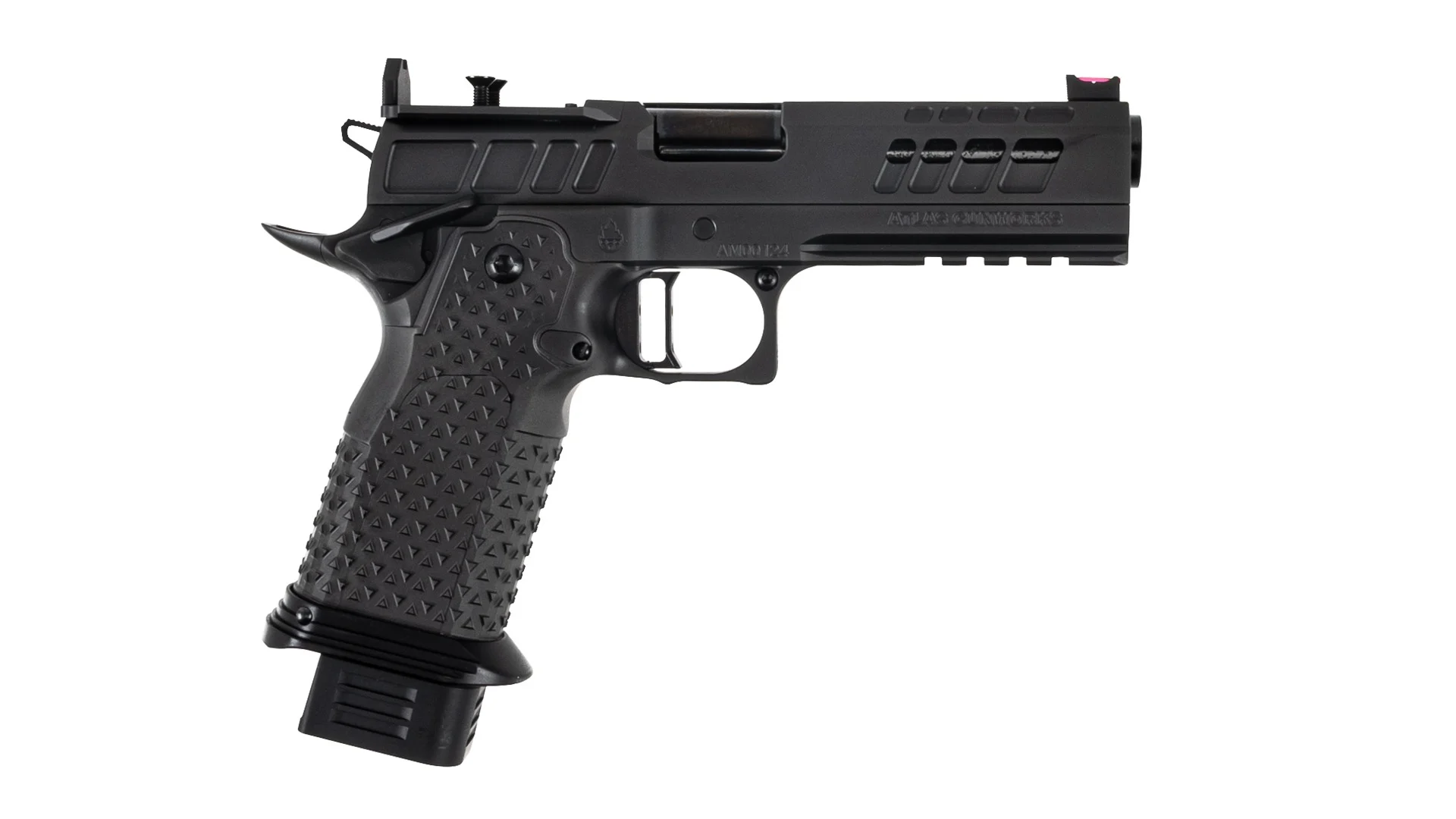 Atlas Gunworks Athena V3 Perfect Zero Optic Ready 9mm Pistol - Black