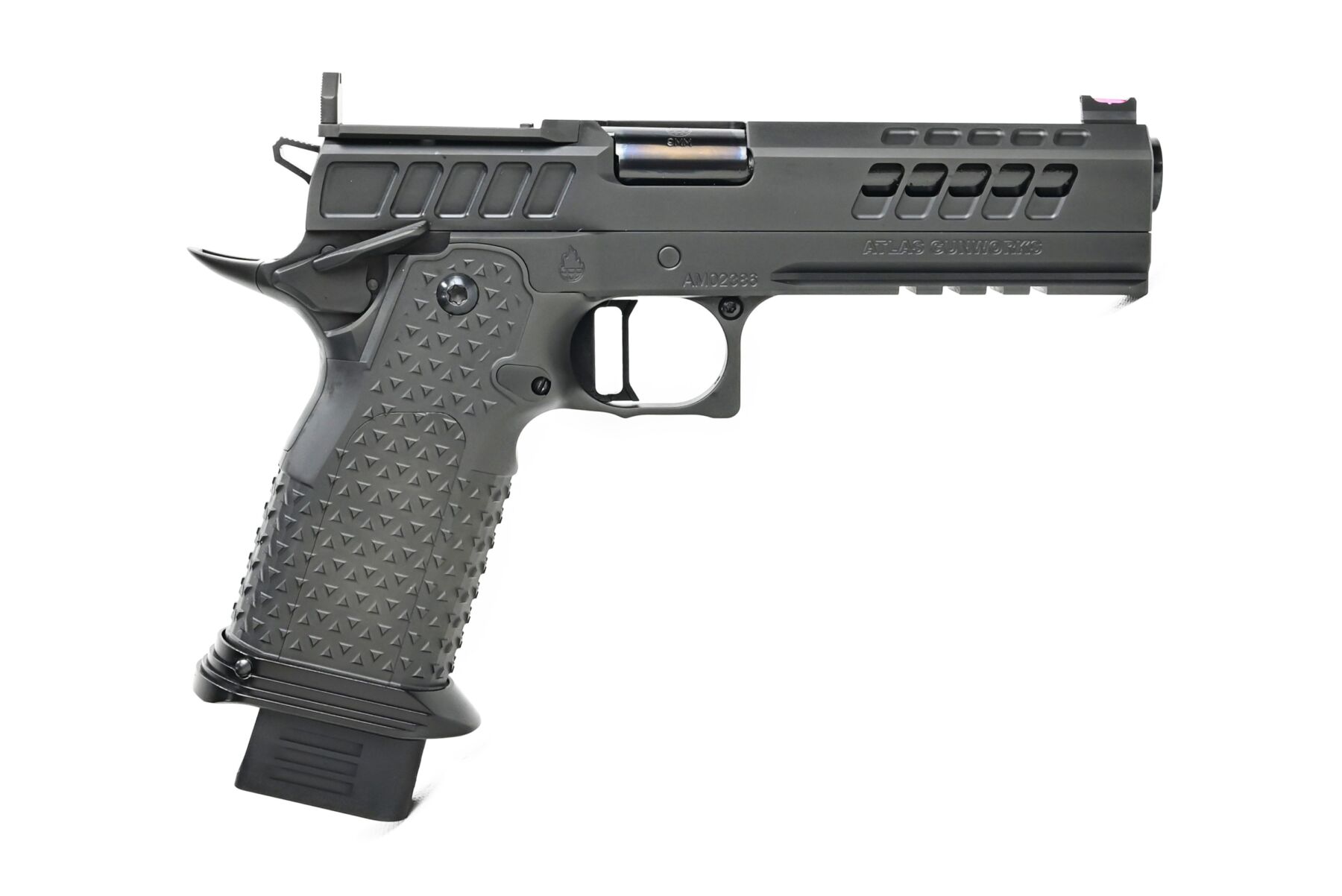 Atlas Gunworks Titan v3 9MM DLC Flat Med Black