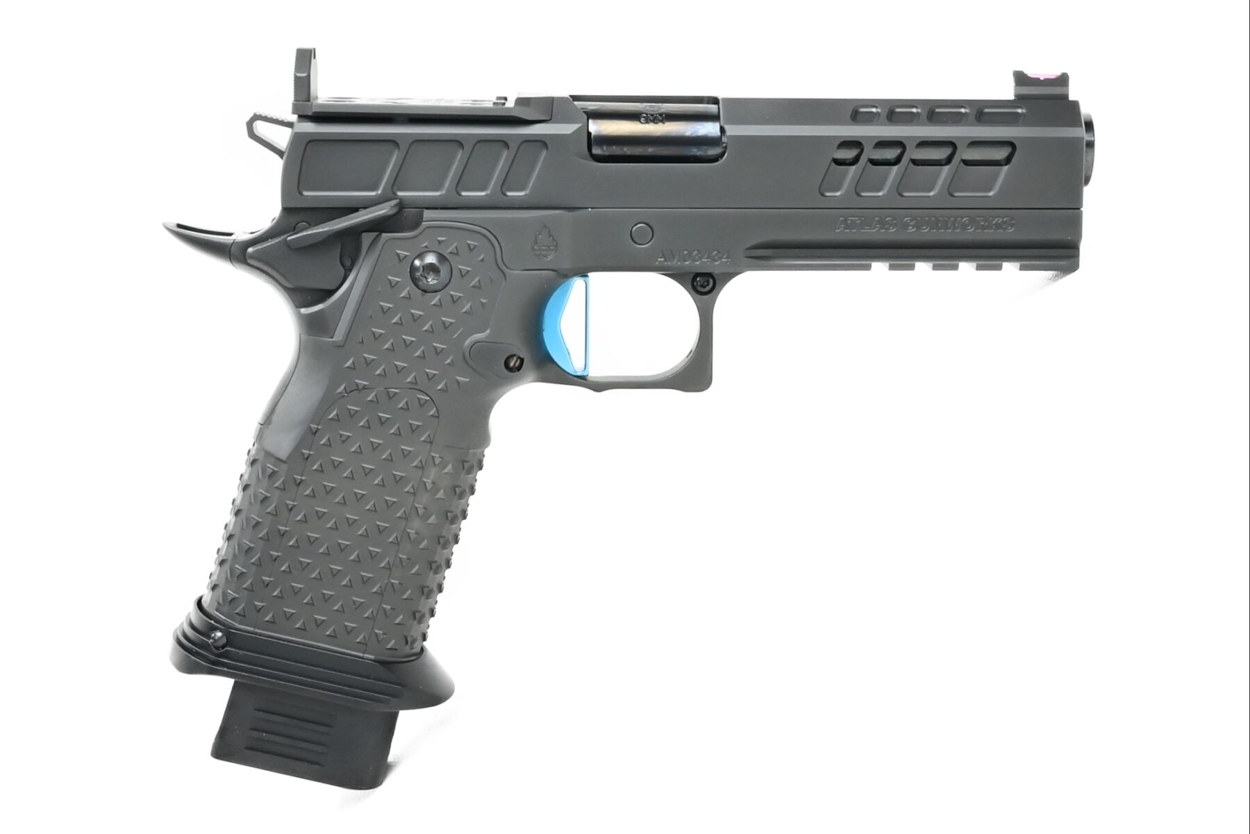 Atlas Gunworks Athena v3 9MM DLC Flat Short Blue