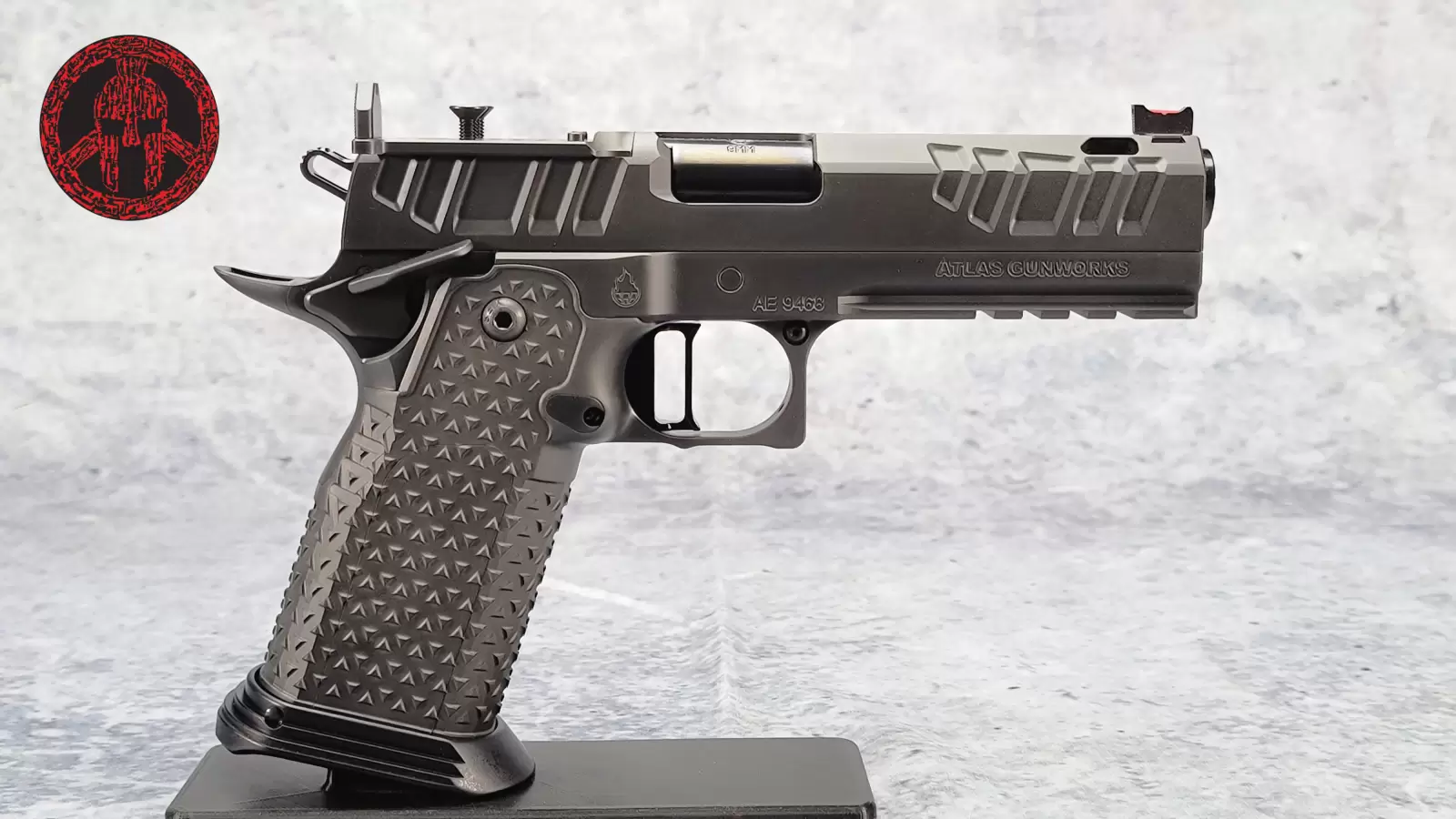 Atlas Gunworks Apollo 4.6 V2 Black DLC Medium Flat Black Trigger