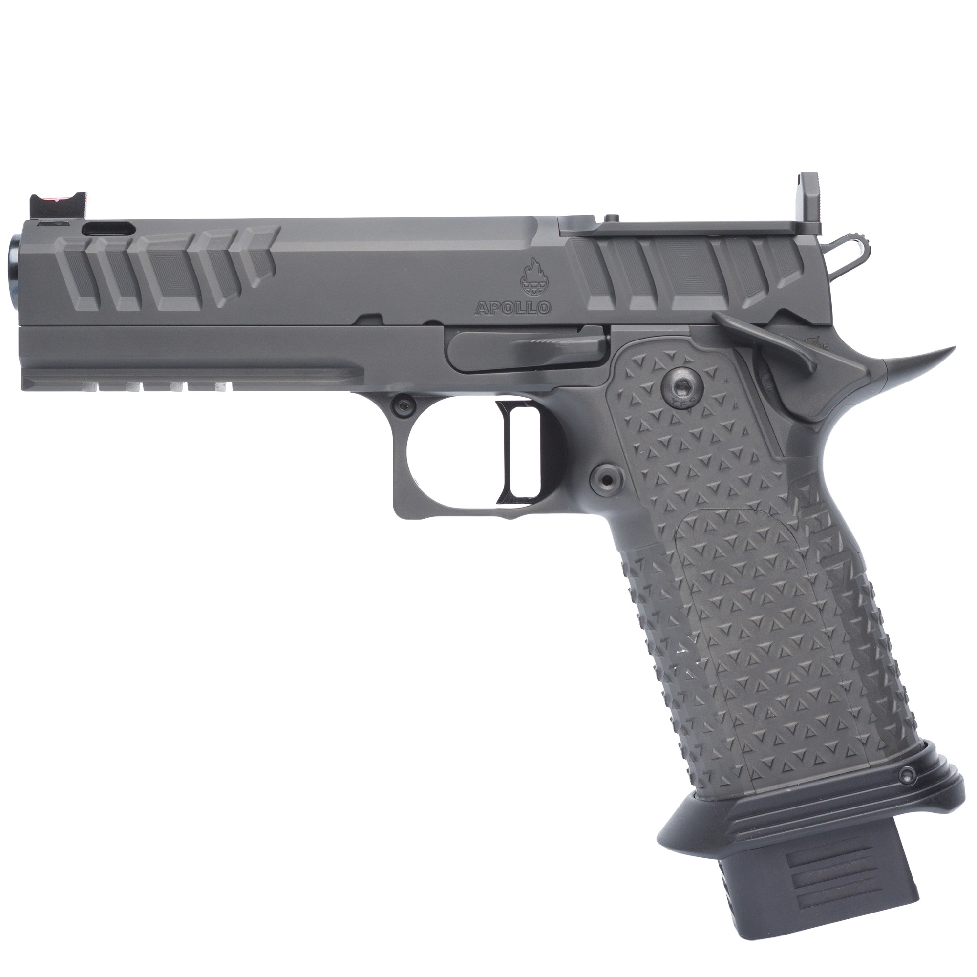 ATLAS GUNWORKS APOLLO v2 DLC BLACK (9MM) 4.6" PORTED BARREL BLACK DLC FINISH OPTICS READY **PREVIOUSLY OWNED - UNFIRED**